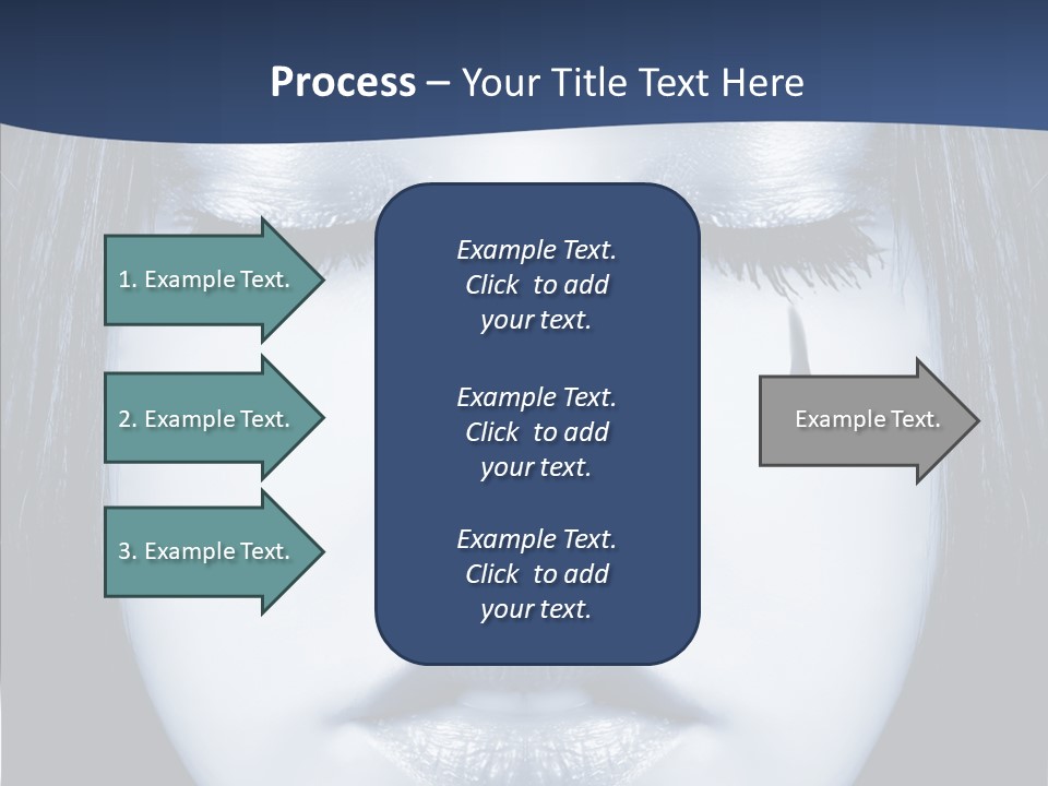 Art Face Painting PowerPoint Template