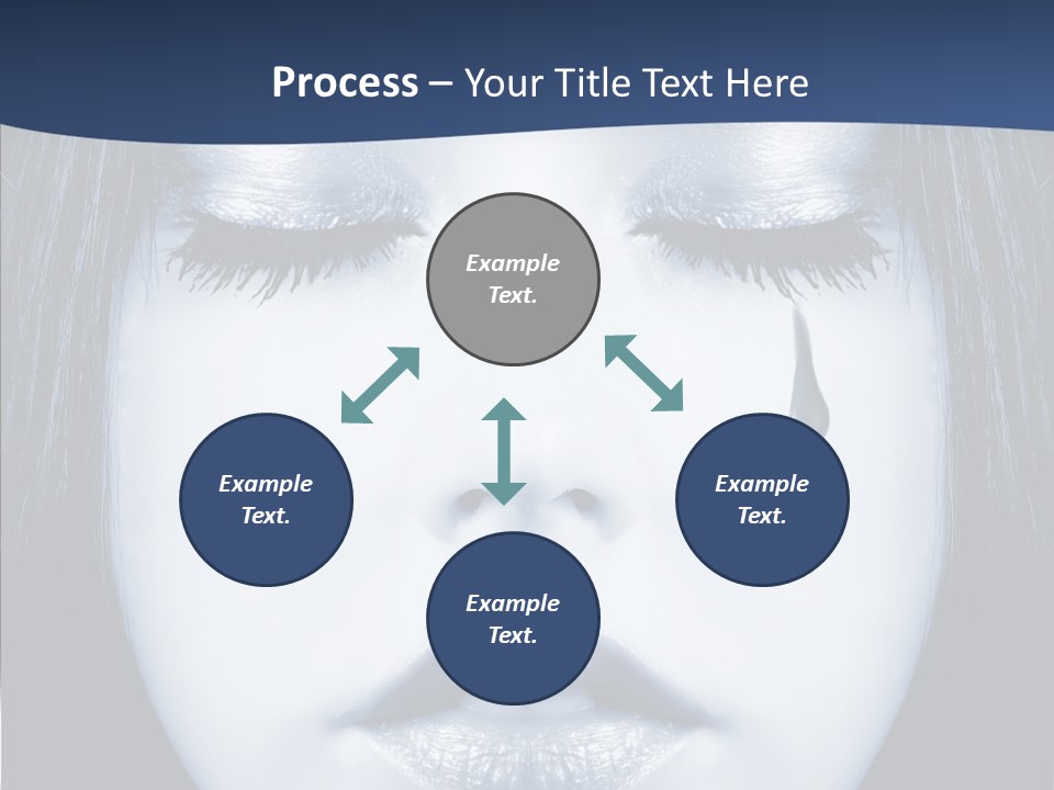 Art Face Painting PowerPoint Template