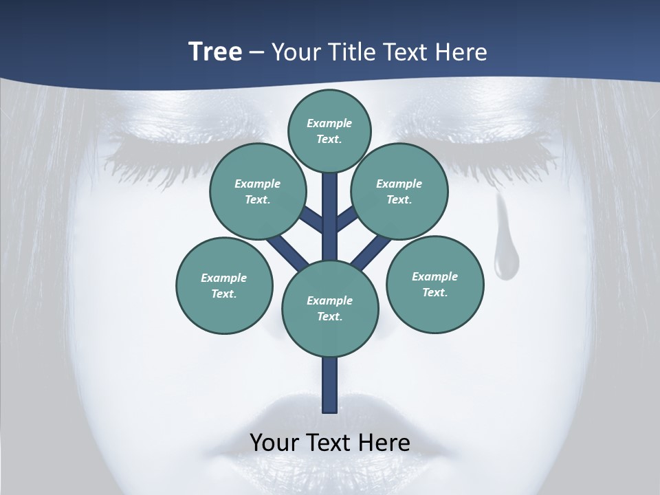 Art Face Painting PowerPoint Template