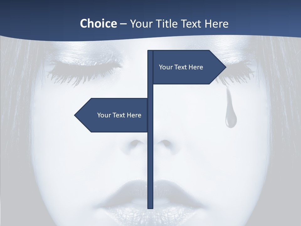 Art Face Painting PowerPoint Template