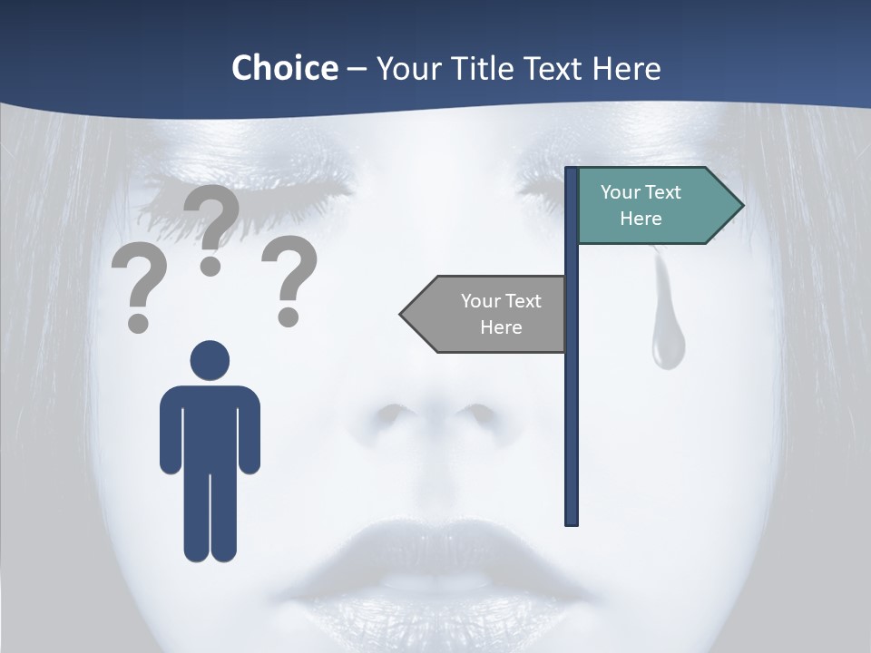 Art Face Painting PowerPoint Template