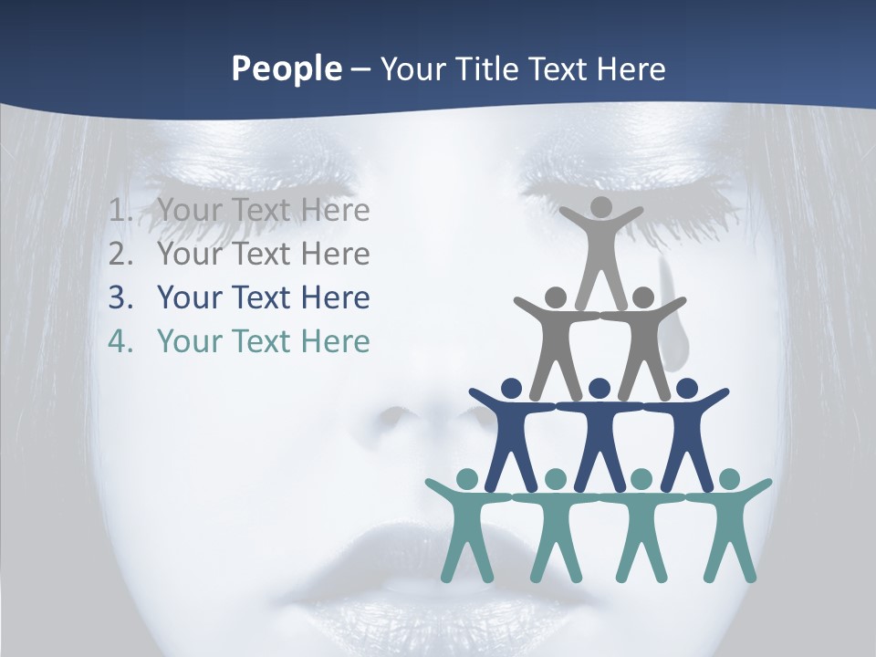 Art Face Painting PowerPoint Template