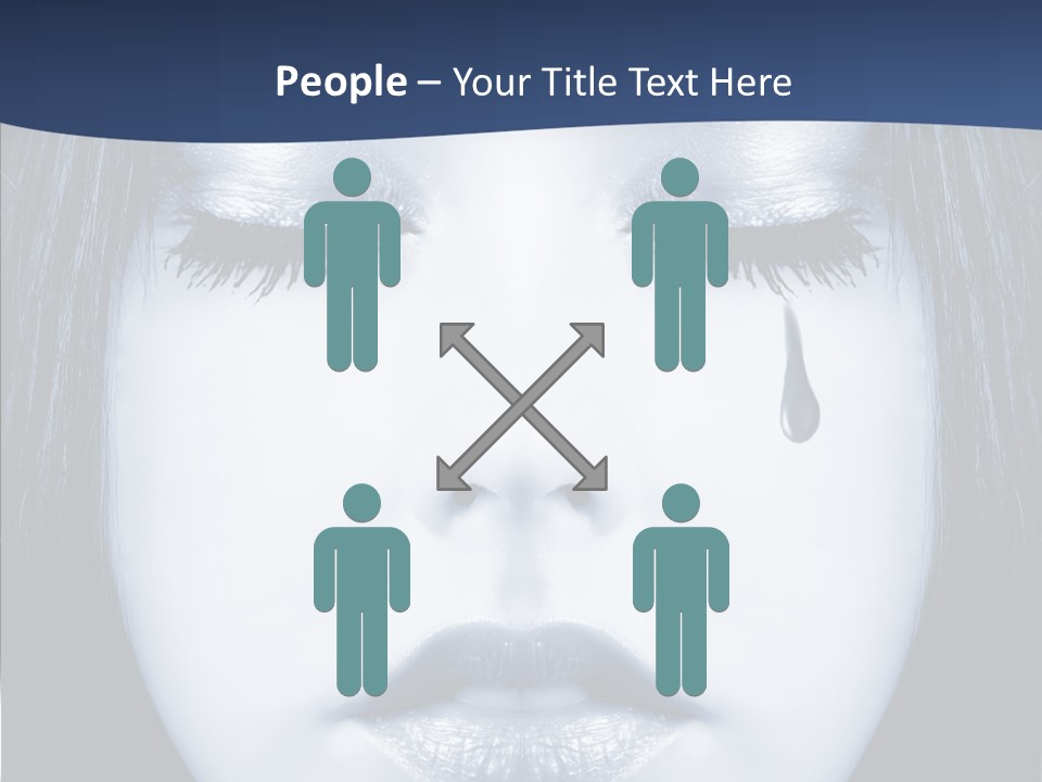 Art Face Painting PowerPoint Template