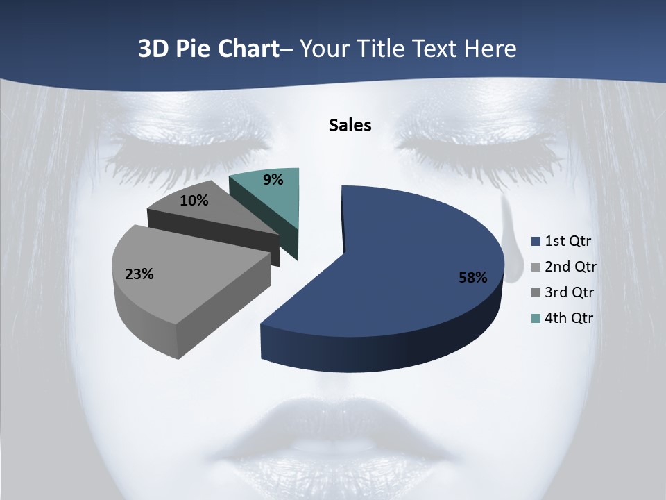 Art Face Painting PowerPoint Template