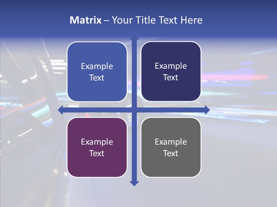 Auto Zoom Sky PowerPoint Template