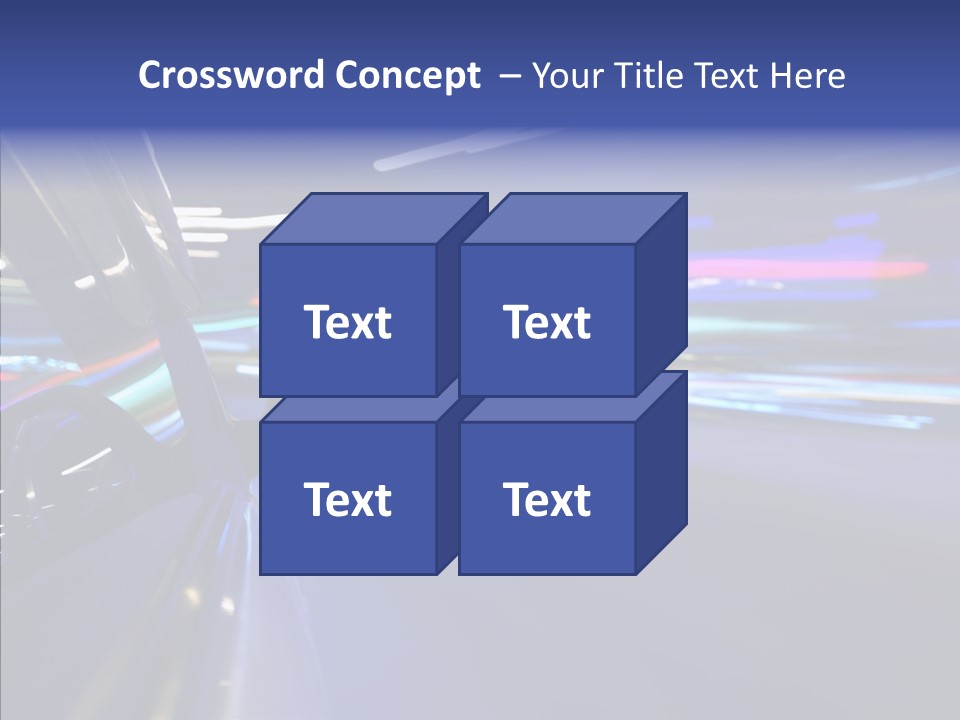 Auto Zoom Sky PowerPoint Template