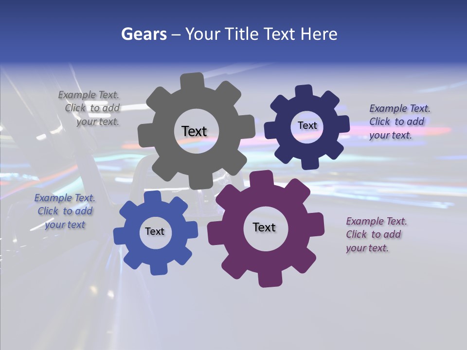 Auto Zoom Sky PowerPoint Template