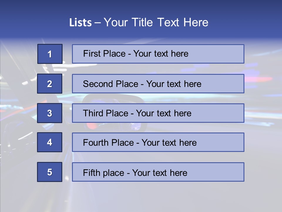 Auto Zoom Sky PowerPoint Template