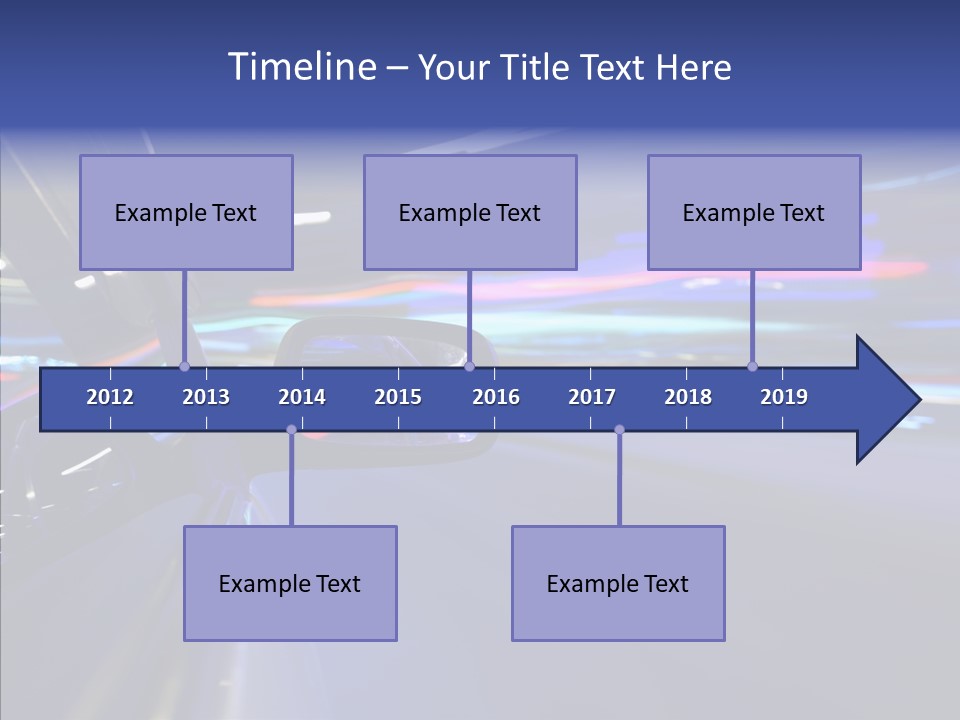 Auto Zoom Sky PowerPoint Template