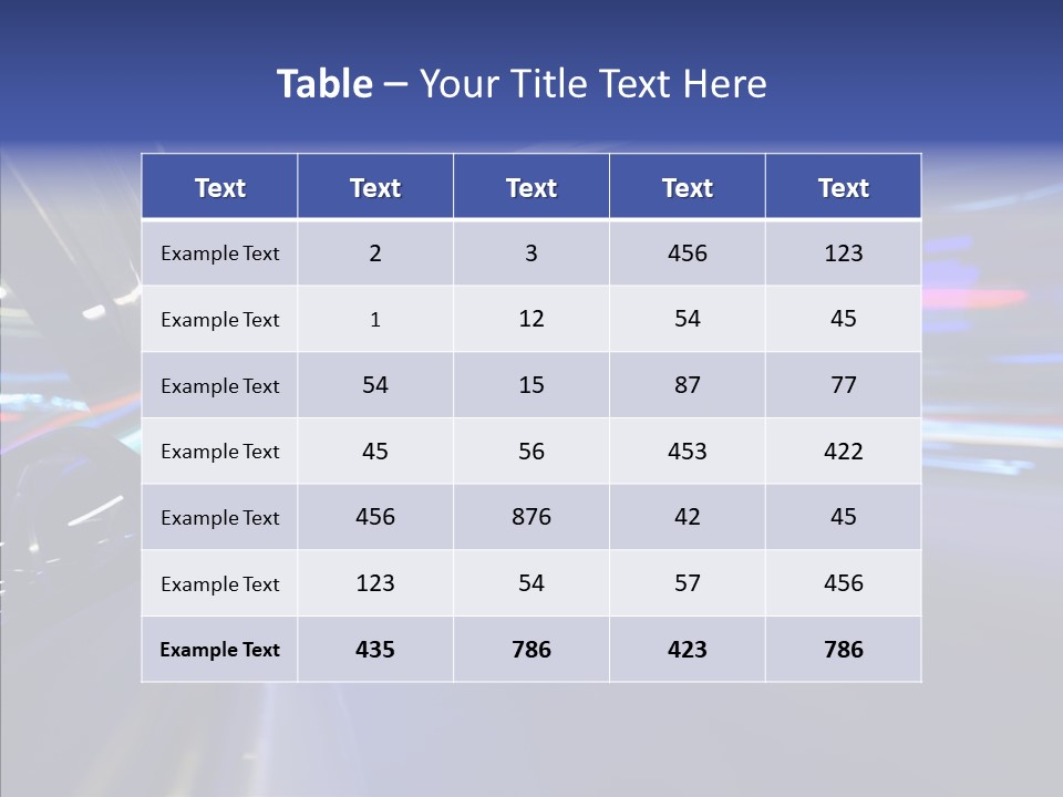 Auto Zoom Sky PowerPoint Template