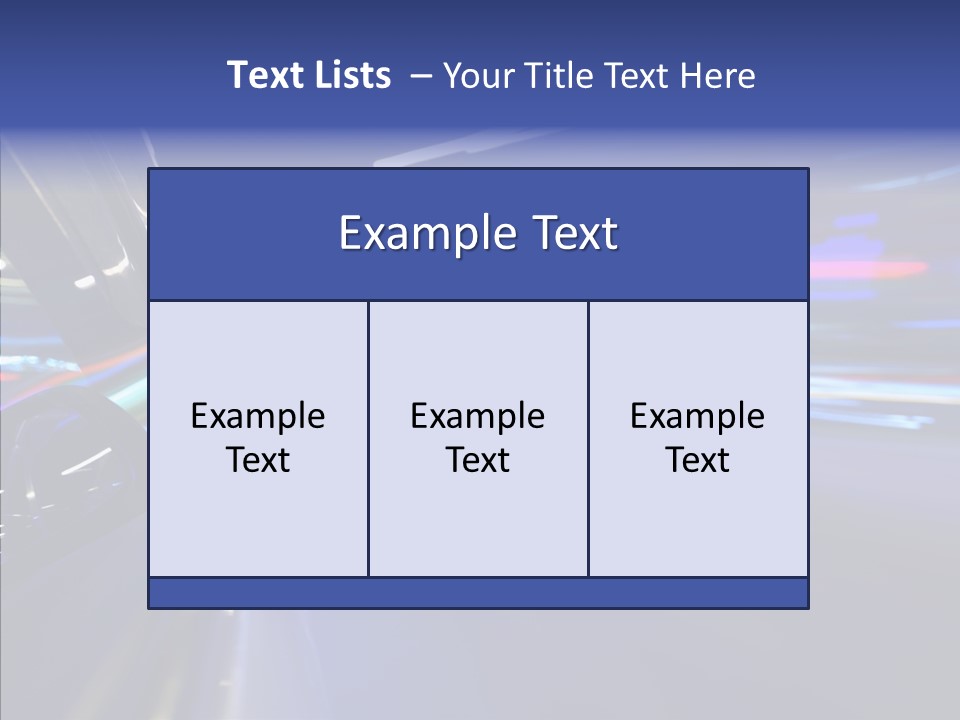 Auto Zoom Sky PowerPoint Template