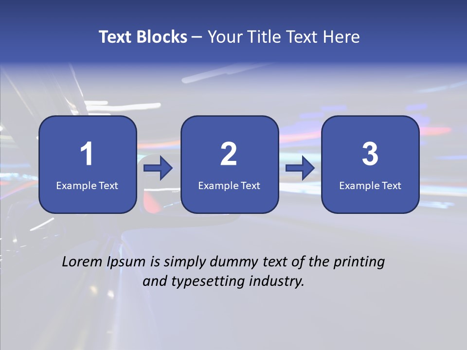 Auto Zoom Sky PowerPoint Template