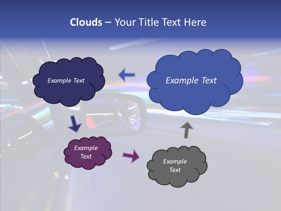Auto Zoom Sky PowerPoint Template