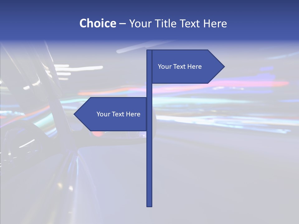 Auto Zoom Sky PowerPoint Template