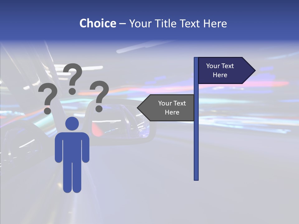 Auto Zoom Sky PowerPoint Template