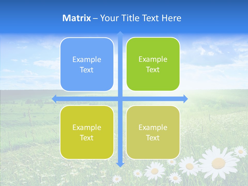 Grass Outdoor Heavens PowerPoint Template