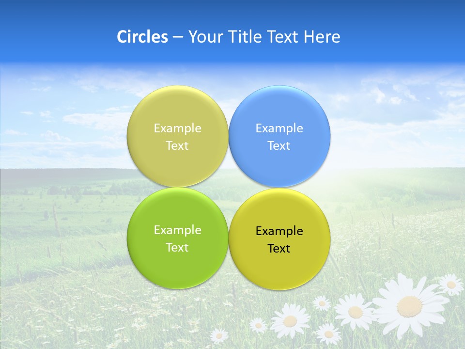 Grass Outdoor Heavens PowerPoint Template