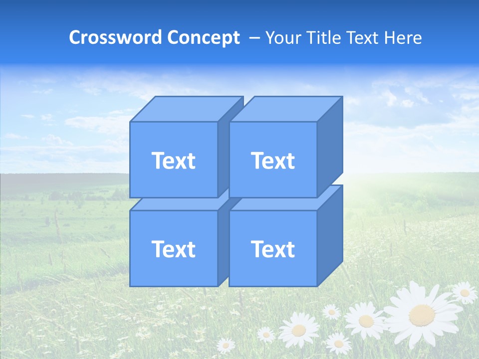 Grass Outdoor Heavens PowerPoint Template