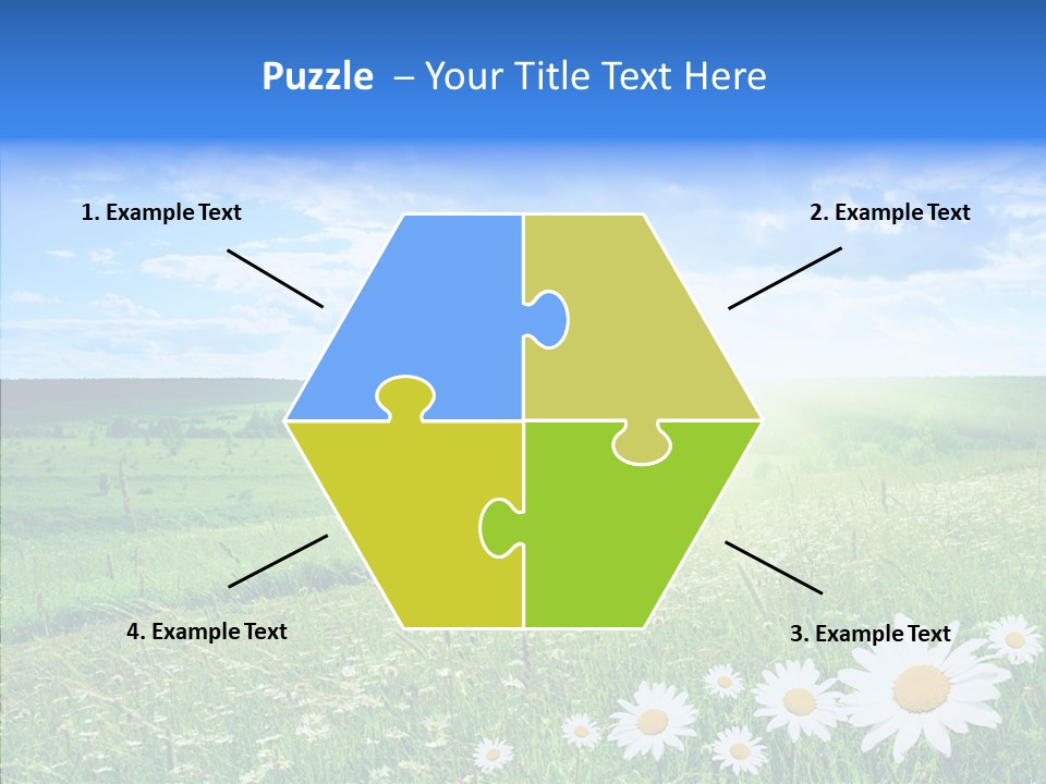 Grass Outdoor Heavens PowerPoint Template