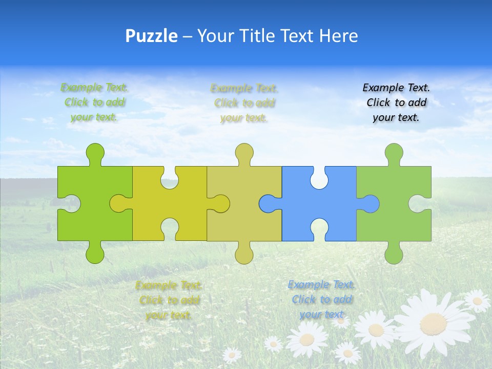 Grass Outdoor Heavens PowerPoint Template