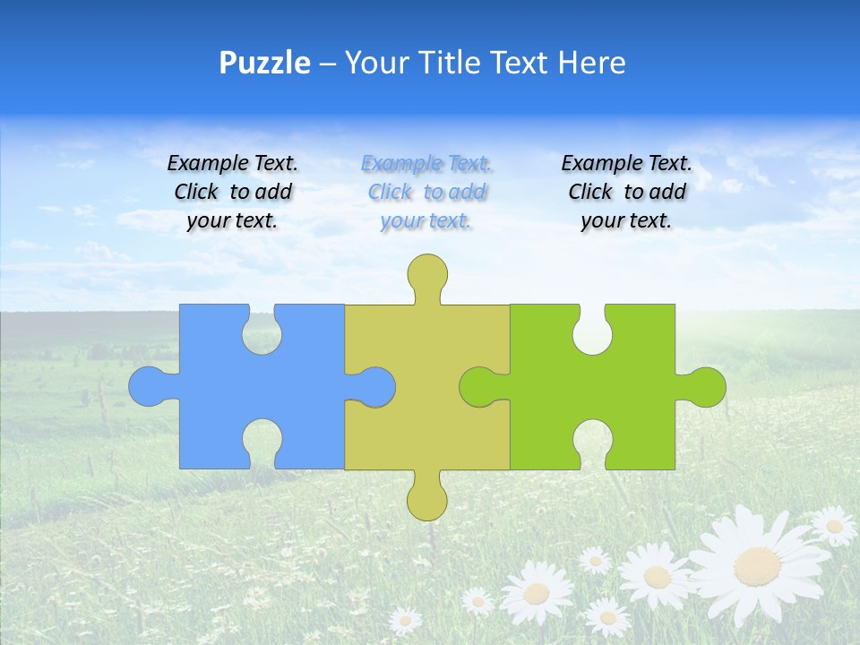 Grass Outdoor Heavens PowerPoint Template