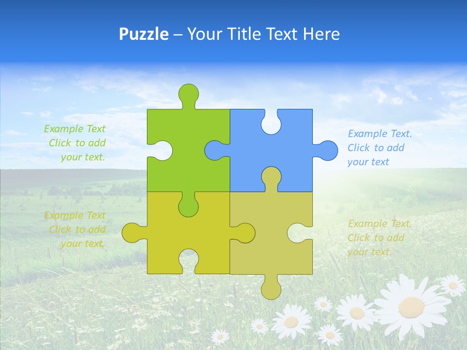 Grass Outdoor Heavens PowerPoint Template