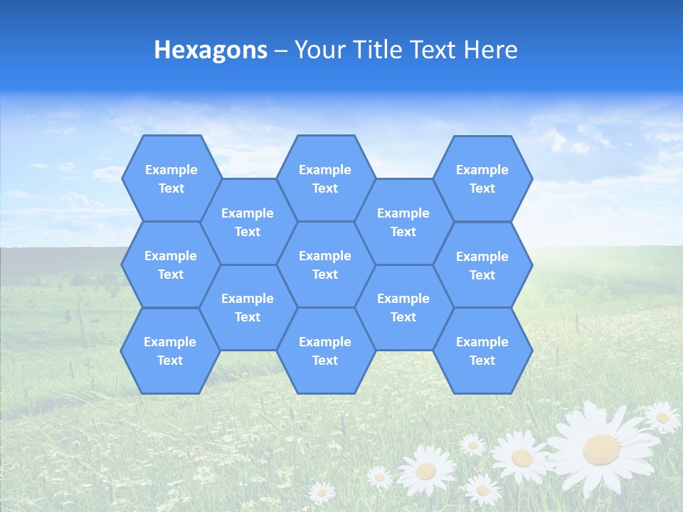 Grass Outdoor Heavens PowerPoint Template