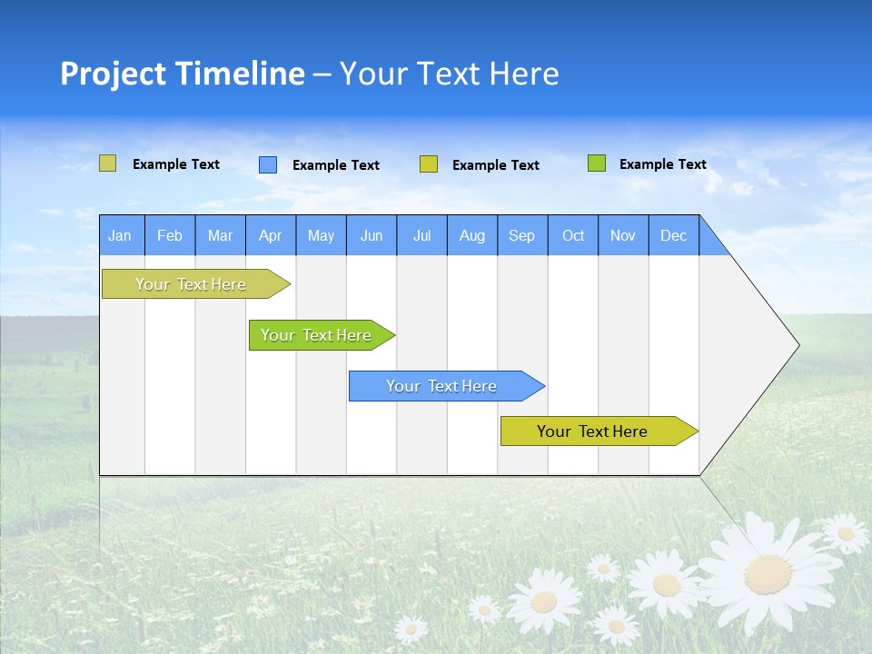 Grass Outdoor Heavens PowerPoint Template