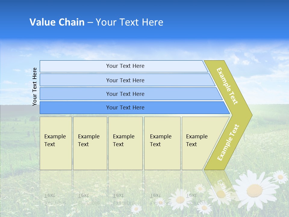 Grass Outdoor Heavens PowerPoint Template