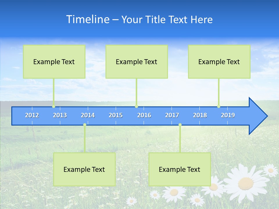 Grass Outdoor Heavens PowerPoint Template