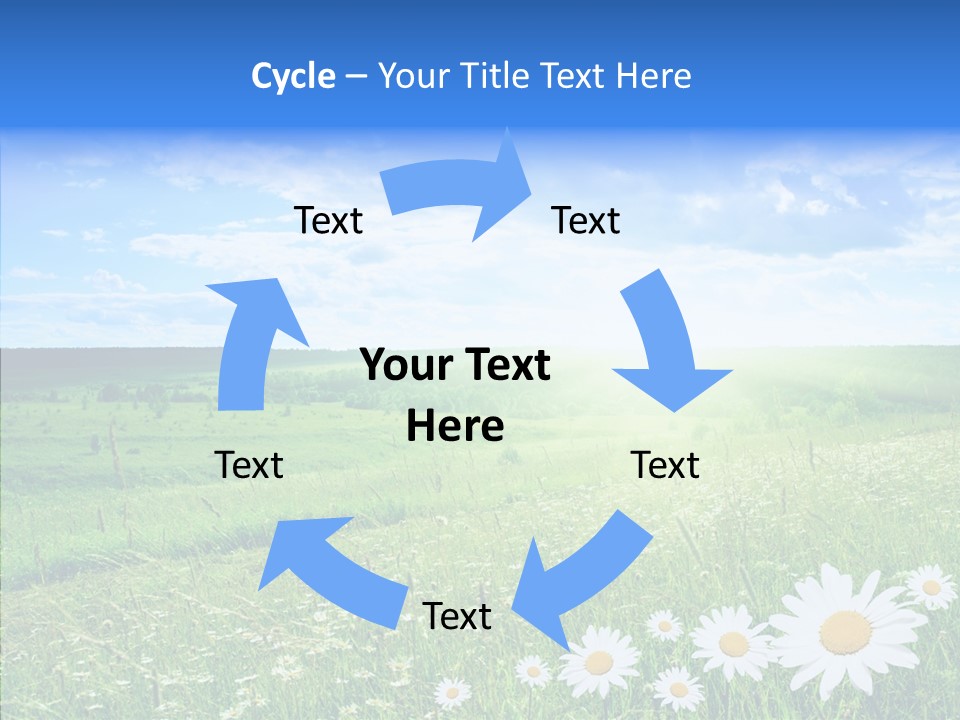 Grass Outdoor Heavens PowerPoint Template