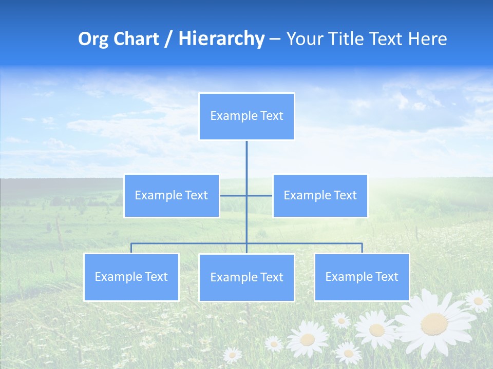 Grass Outdoor Heavens PowerPoint Template