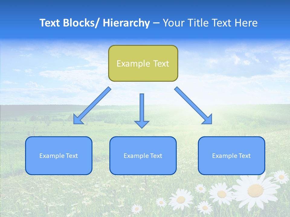 Grass Outdoor Heavens PowerPoint Template
