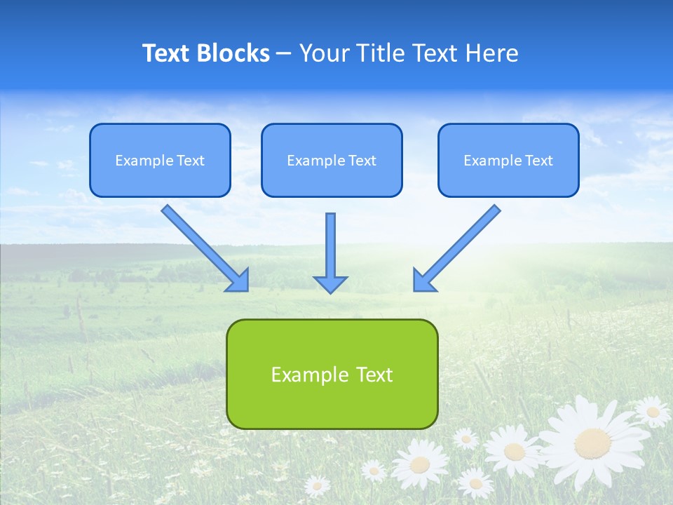 Grass Outdoor Heavens PowerPoint Template