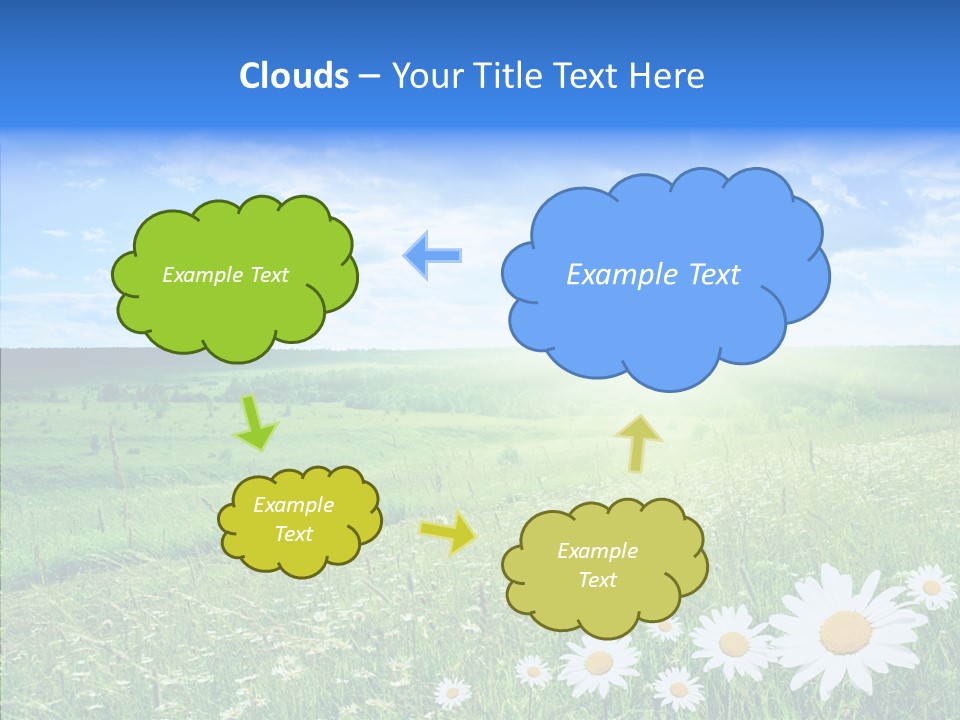 Grass Outdoor Heavens PowerPoint Template
