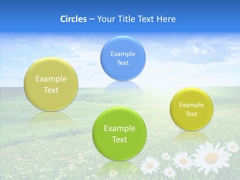 Grass Outdoor Heavens PowerPoint Template