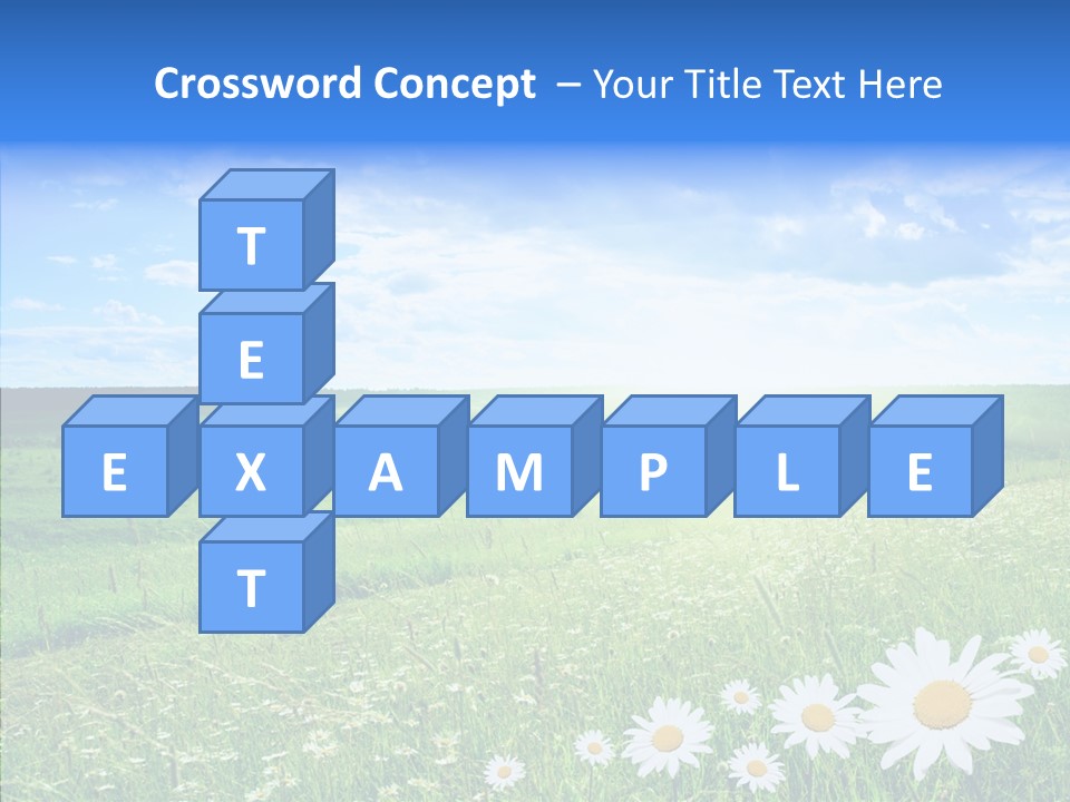 Grass Outdoor Heavens PowerPoint Template