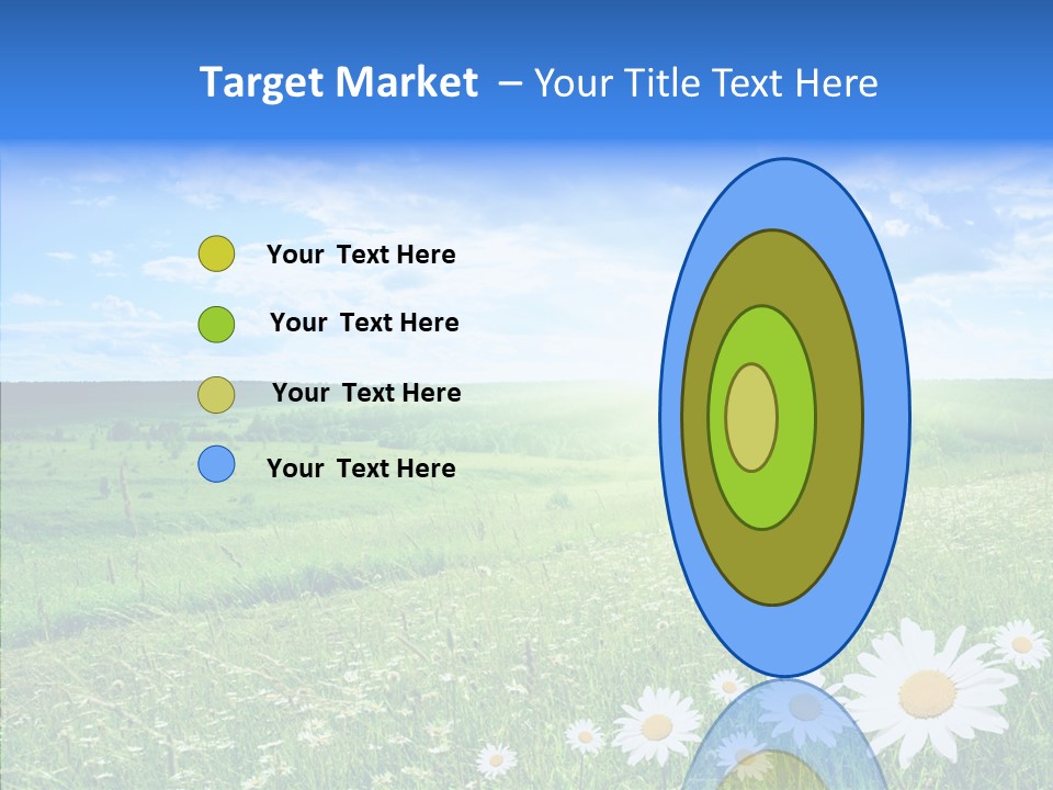 Grass Outdoor Heavens PowerPoint Template