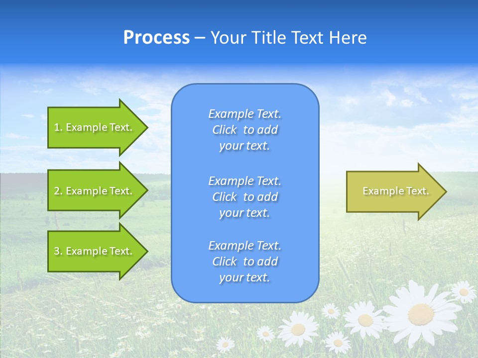 Grass Outdoor Heavens PowerPoint Template