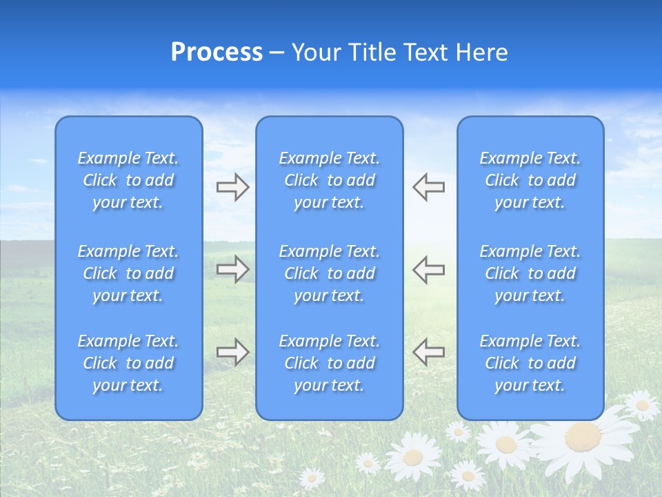 Grass Outdoor Heavens PowerPoint Template