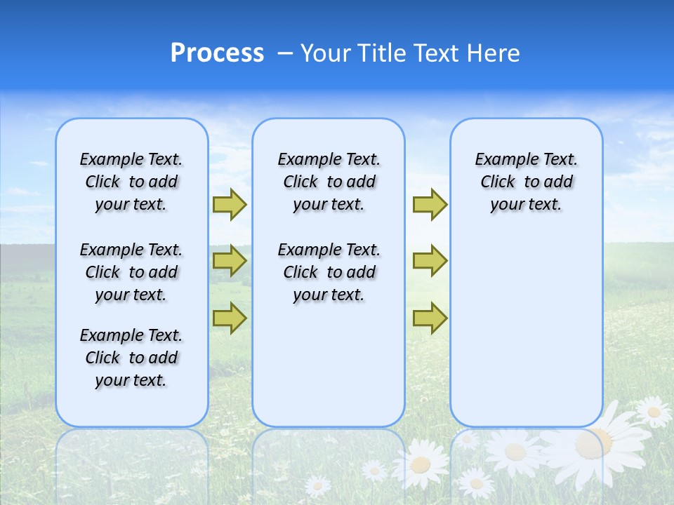 Grass Outdoor Heavens PowerPoint Template