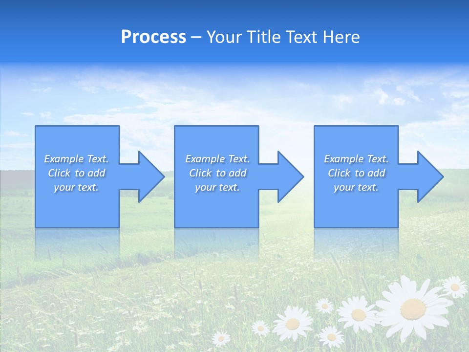 Grass Outdoor Heavens PowerPoint Template