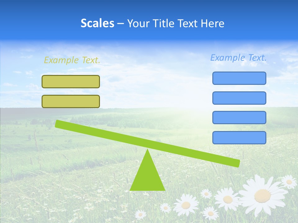 Grass Outdoor Heavens PowerPoint Template