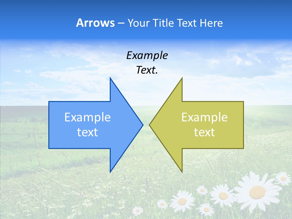 Grass Outdoor Heavens PowerPoint Template
