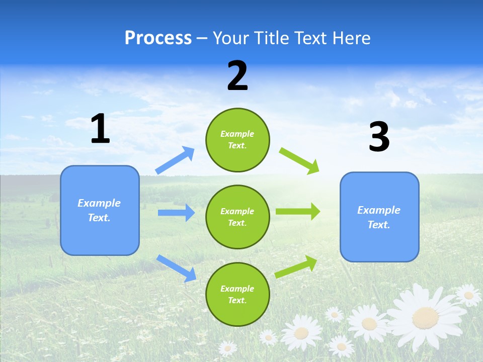 Grass Outdoor Heavens PowerPoint Template