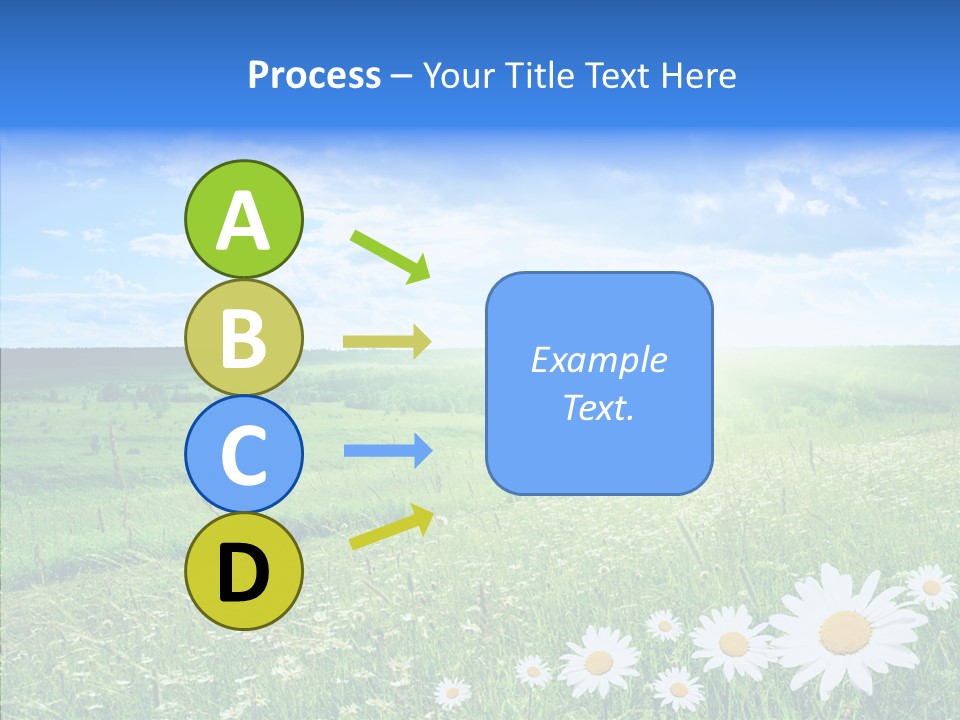 Grass Outdoor Heavens PowerPoint Template