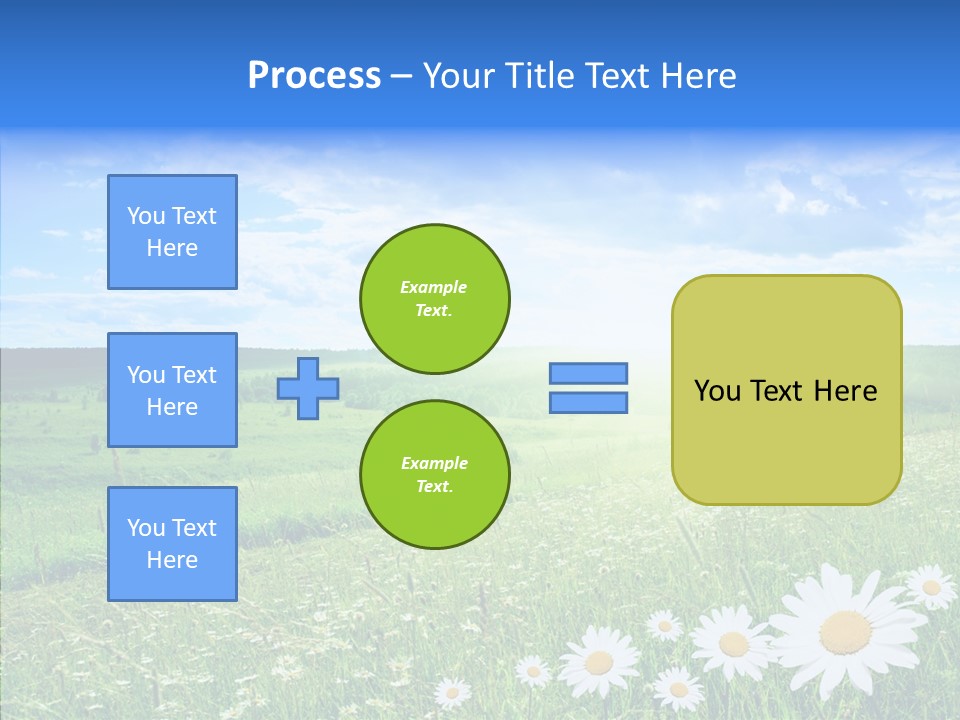 Grass Outdoor Heavens PowerPoint Template