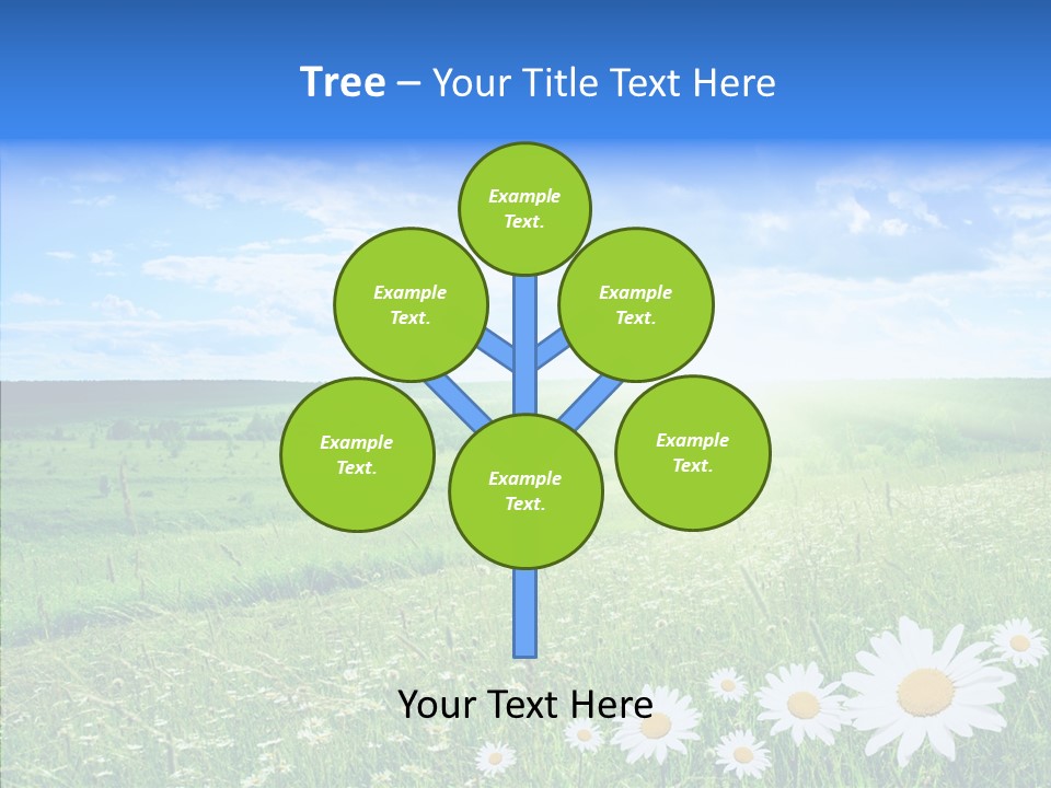 Grass Outdoor Heavens PowerPoint Template