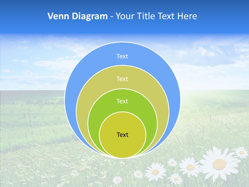 Grass Outdoor Heavens PowerPoint Template