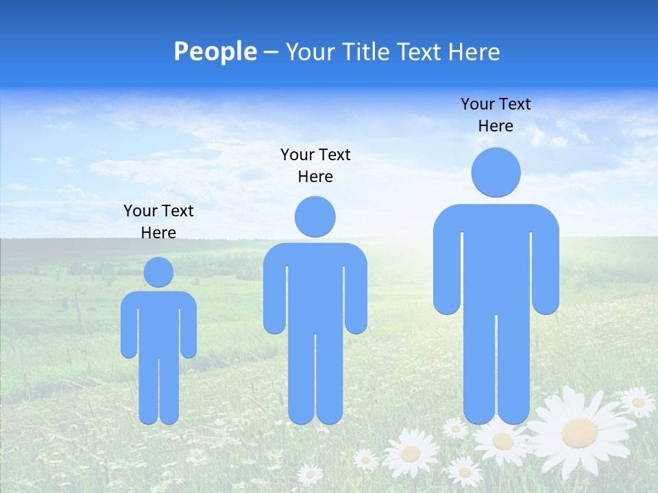 Grass Outdoor Heavens PowerPoint Template